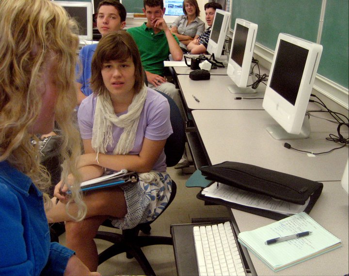 CSPA students in the Cal Poly Computer Lab