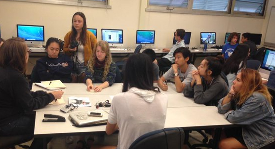 CSPA students in the classroom