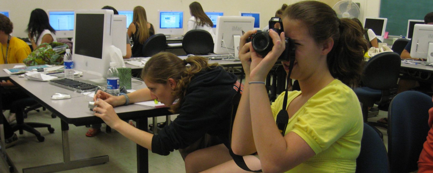 CSPA students shooting photos
